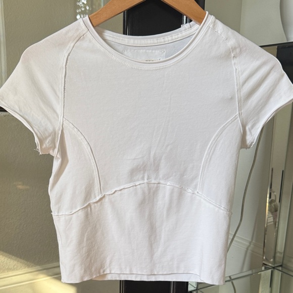 S Free People Soft Protagonist Tee in White - Picture 1 of 5